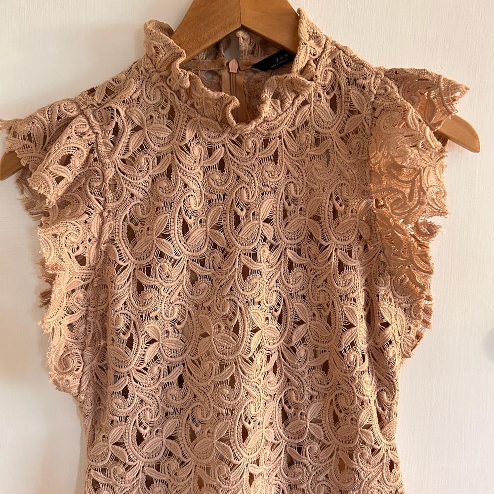 Zara Pink Dress Elegant and Stylish